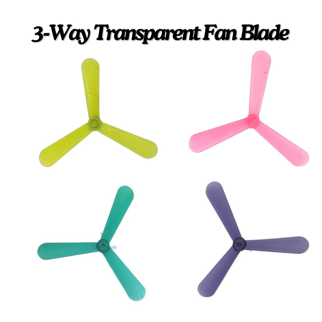 3-Inch Blades 3-Wings Toy Fan for DC Motor - Image 2