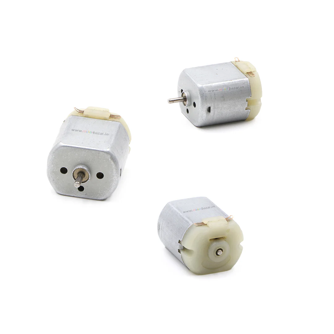 Big DC Toy Motor - Single Shaft Flat 280 Motor (34 x 24 x 18mm) - Image 7