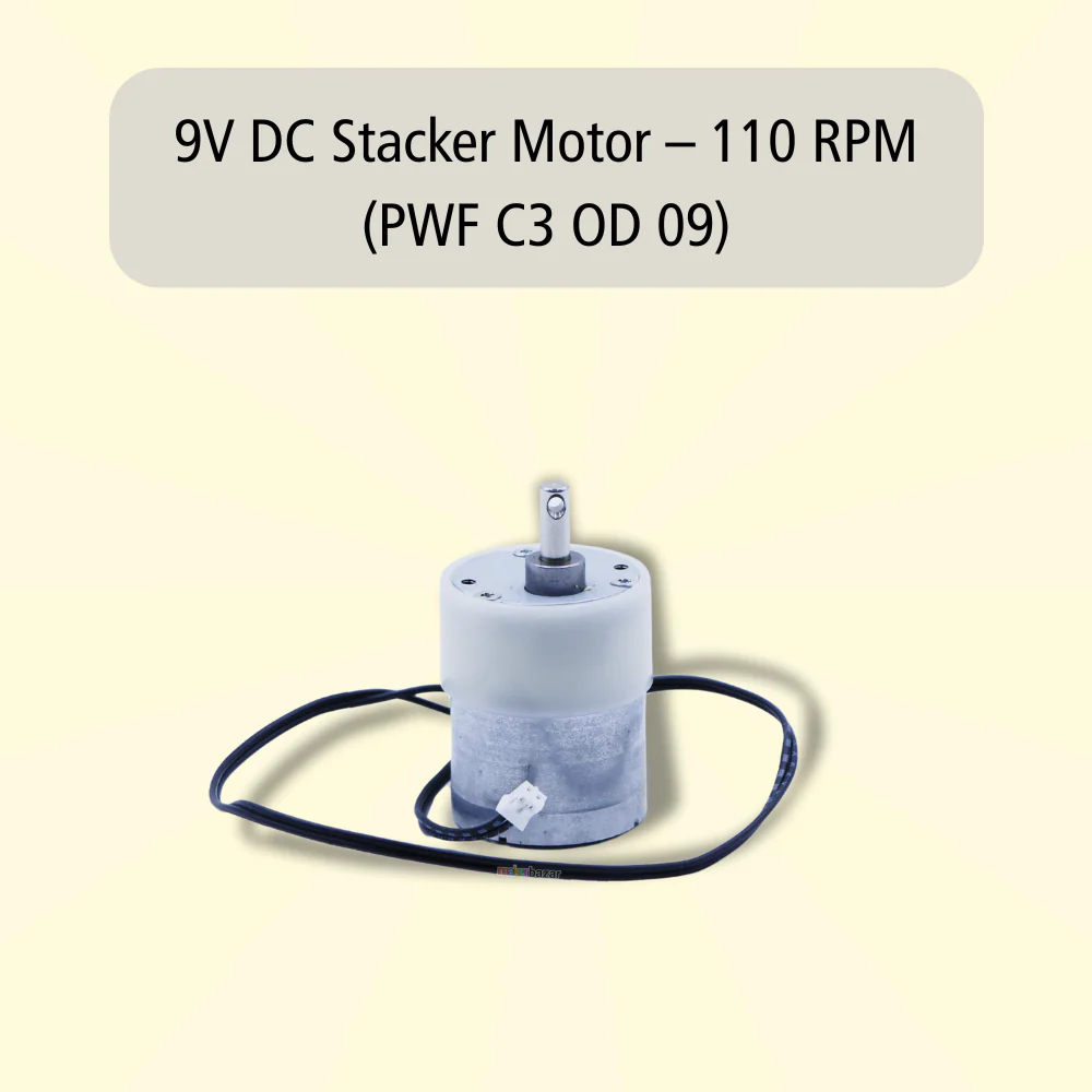 9V 110RPM Currency Counting Machine Stacker Motor - Image 5