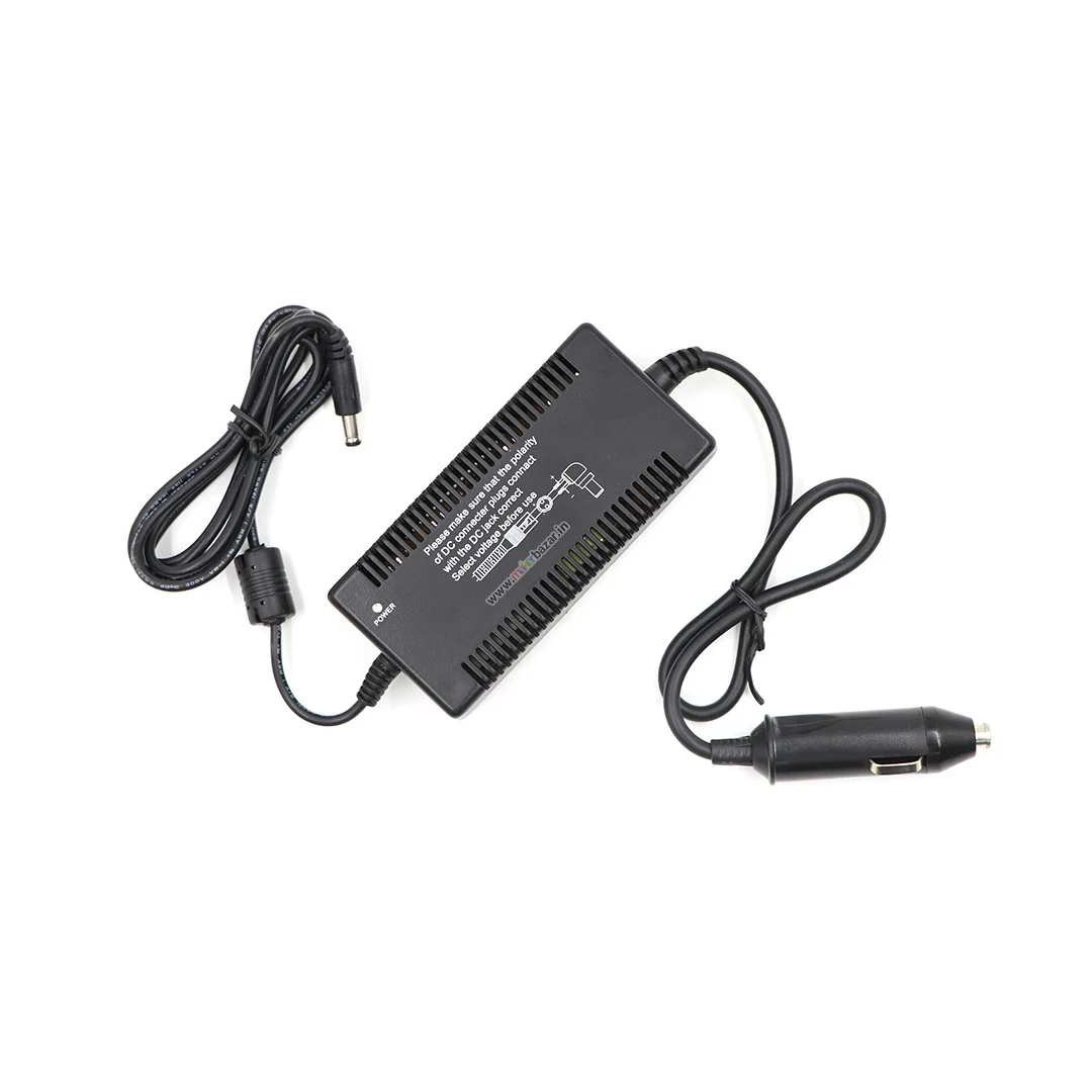 DC to DC 100W Laptop Adaptor for Cars with Charging Plugs - Image 2