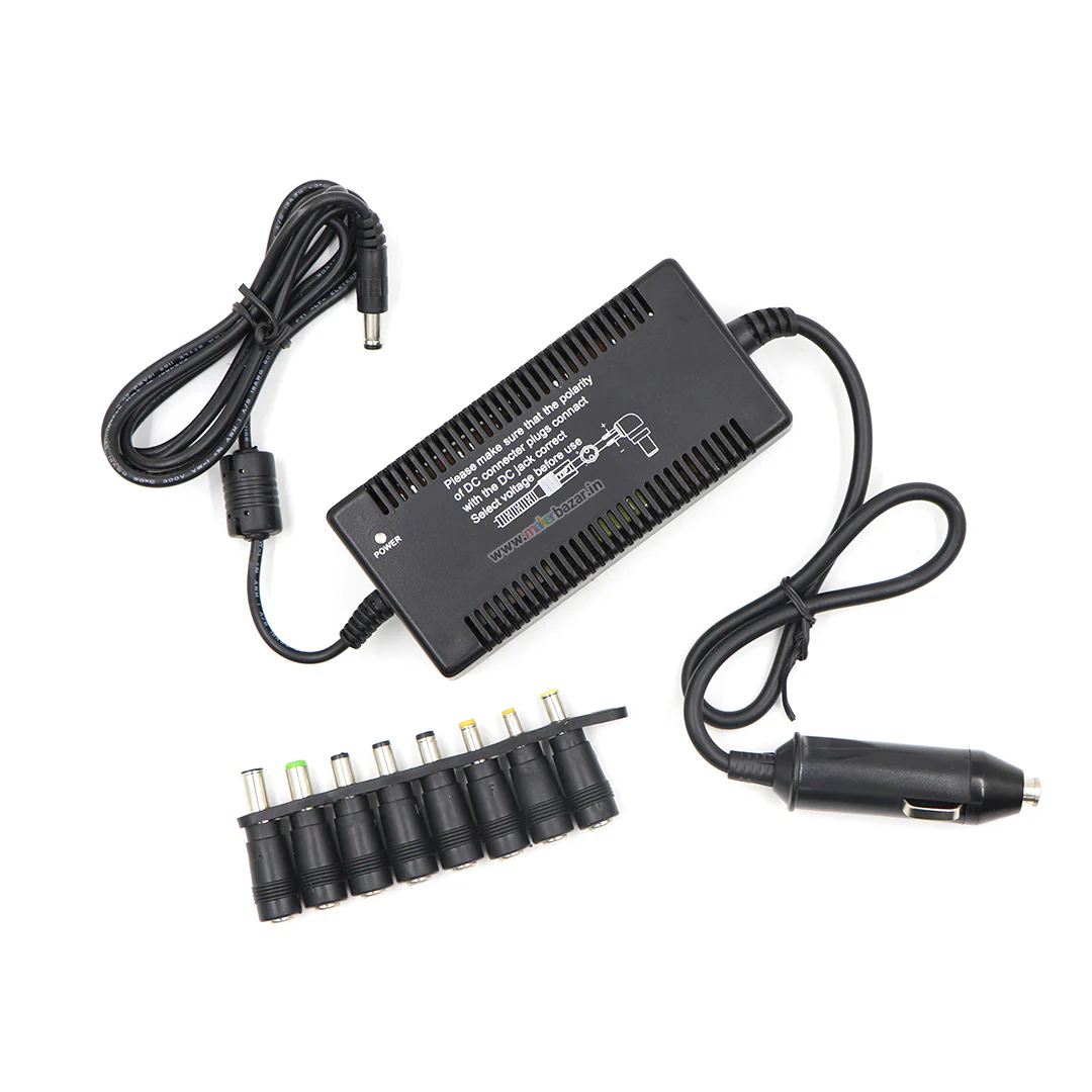 DC to DC 100W Laptop Adaptor for Cars with Charging Plugs - Image 3