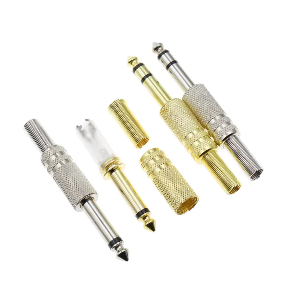 [Design-2] Full Metal Audio Jack Connector Male With Spring Tail - Image 15