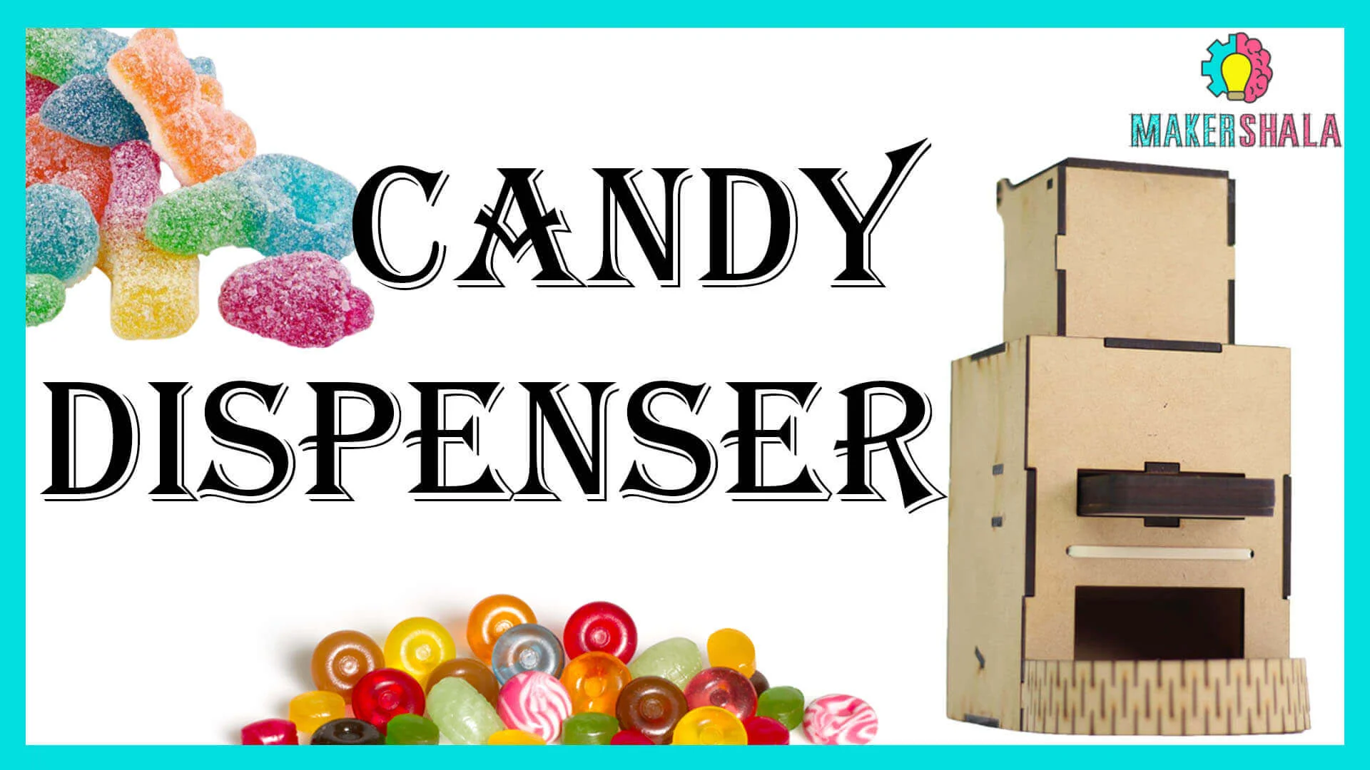Laser Cut Casing for Candy Dispenser DIY Project - Image 3
