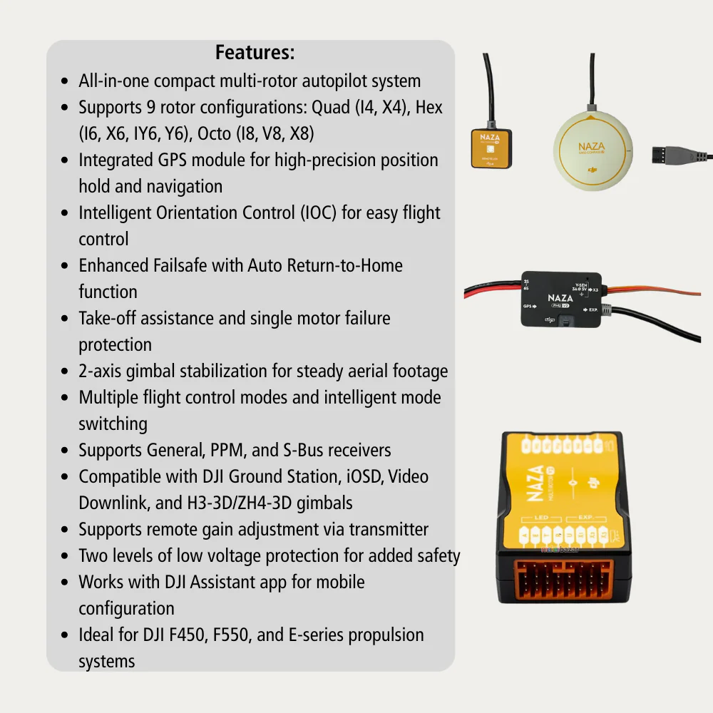 DJI NAZA-M V2 Flight Controller & GPS Combo - Image 2