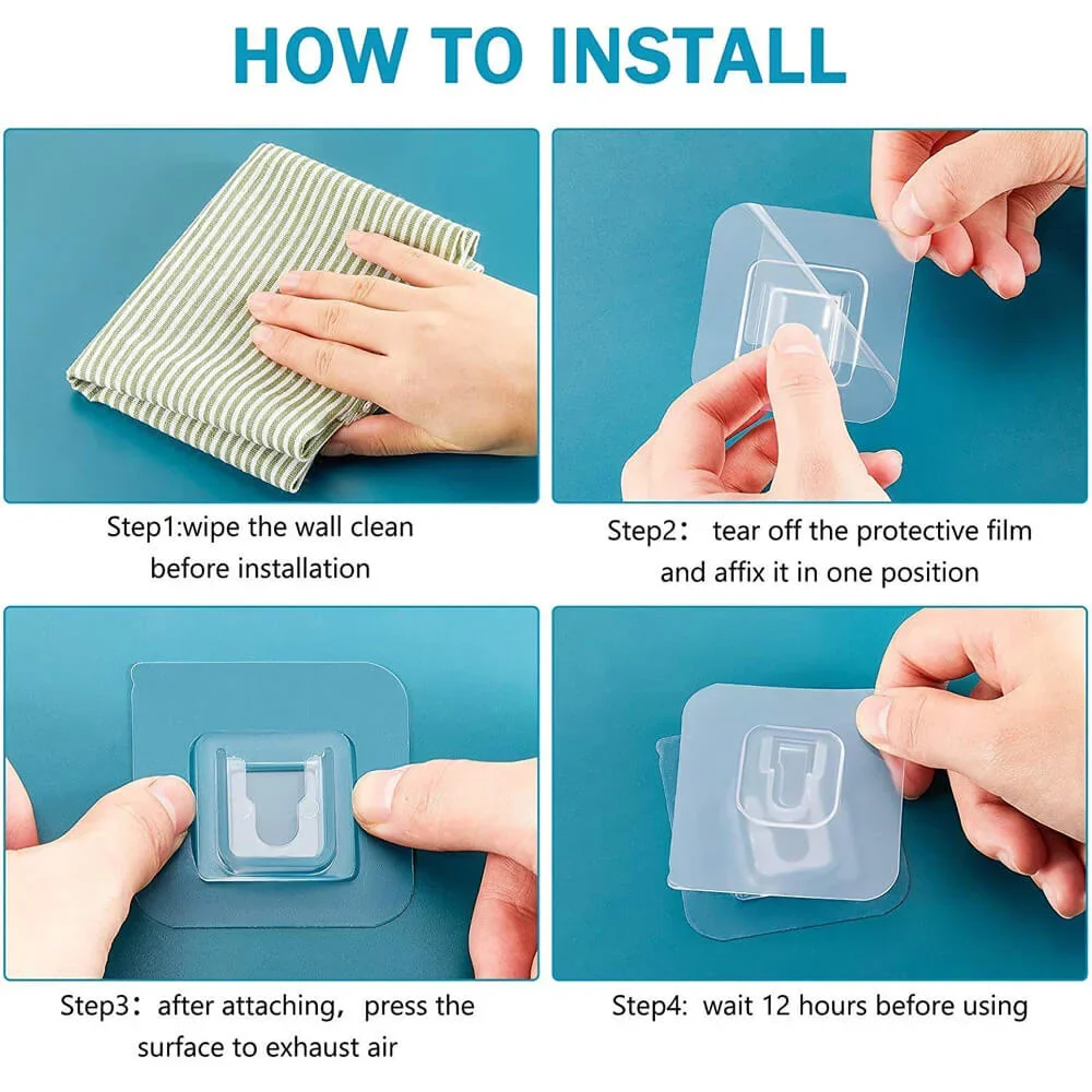 Multipurpose Wall Hanger Square Sticker - Image 10