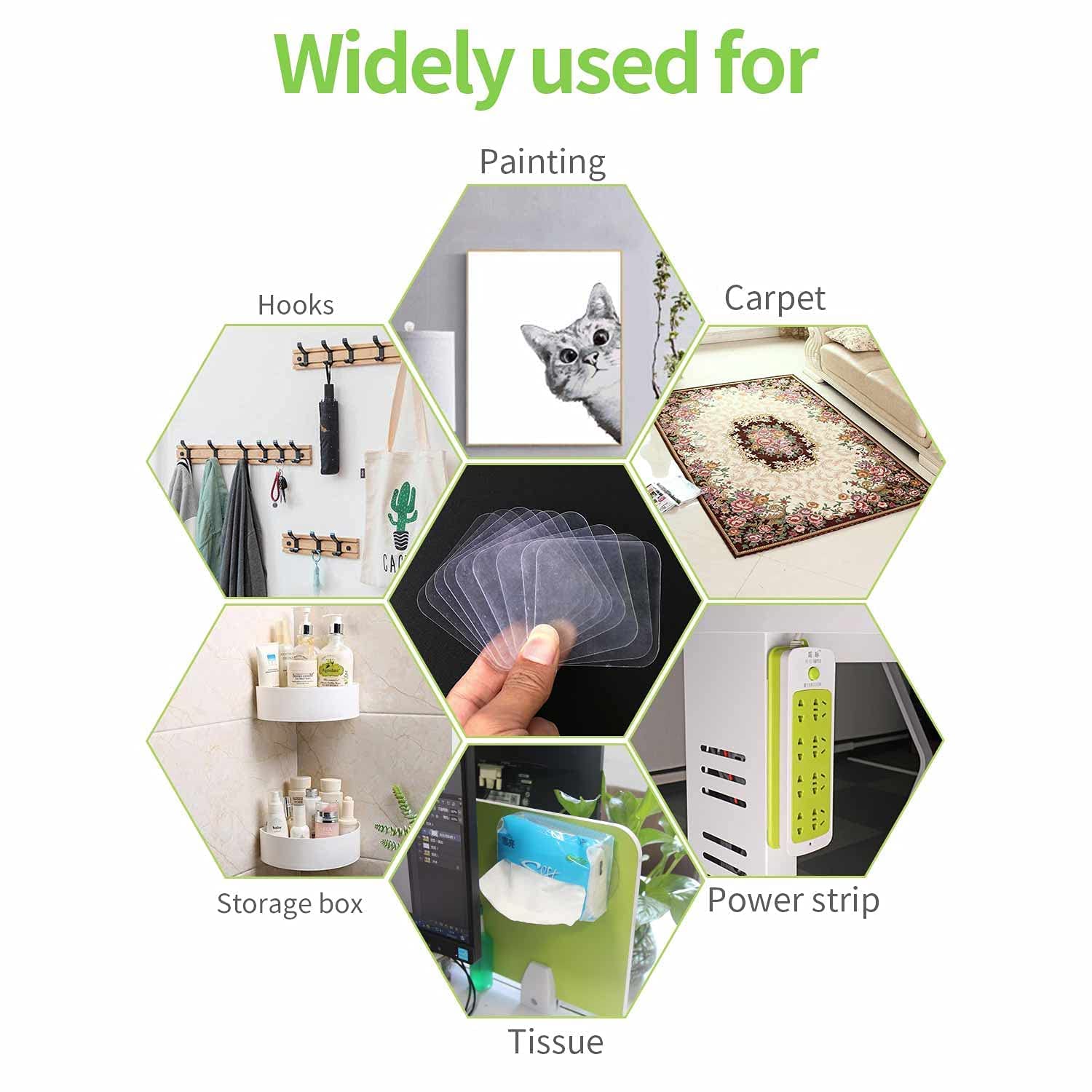 Multipurpose Wall Hanger Square Sticker - Image 3