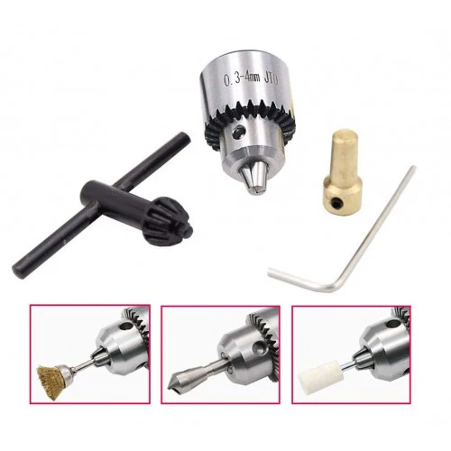 [Type 1] 0.3-4mm Drill Chuck Set For 775 DC Motor (5mm Shaft) Rotary Tool - Image 10