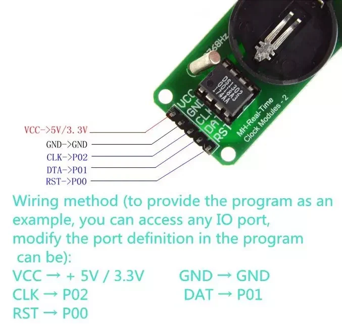 DS1302 Real Time Clock (RTC) Module - Image 2