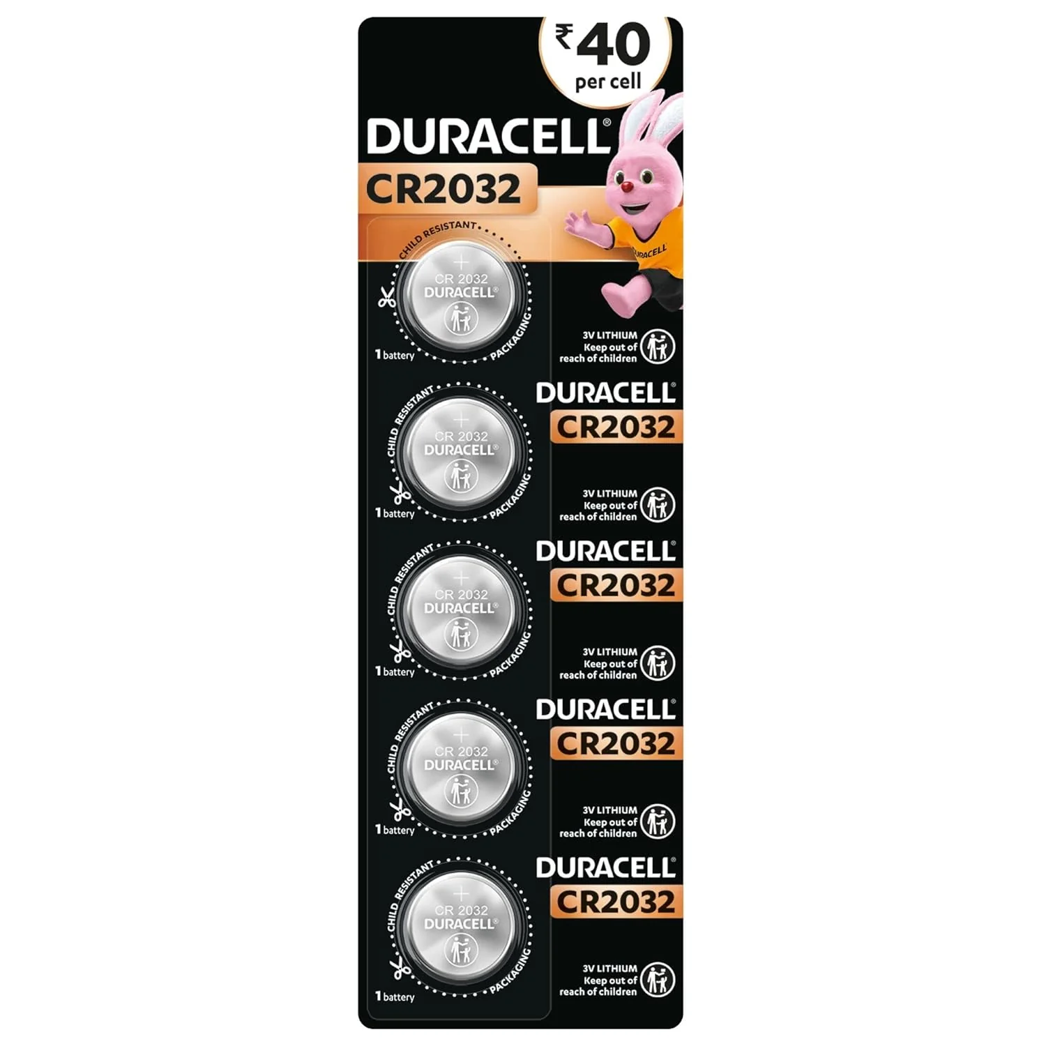 Duracell: 3V Non-Rechargeable Round Lithium Coin Button Cells - Image 4