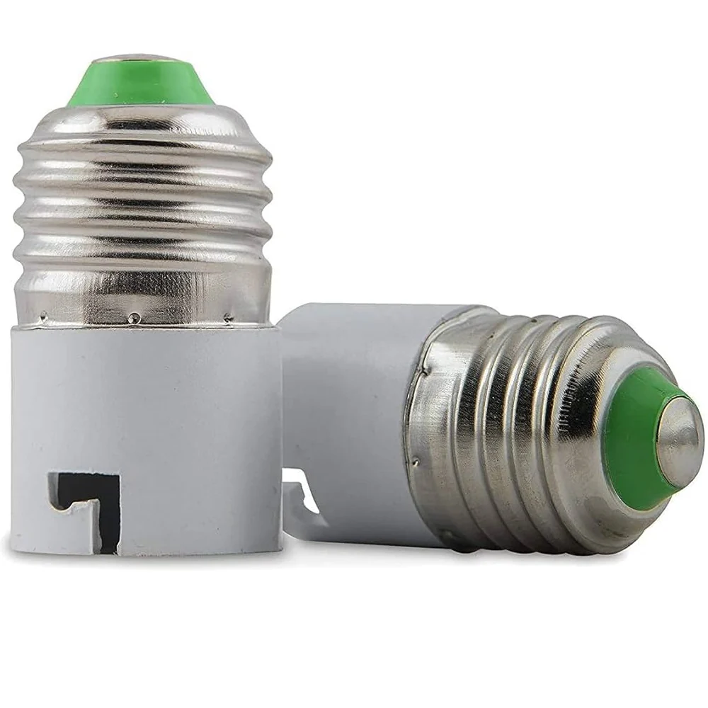 E27 to B22 Screw Base Socket Ceramic Lamp Holder Light Bulb Adapter - Image 2