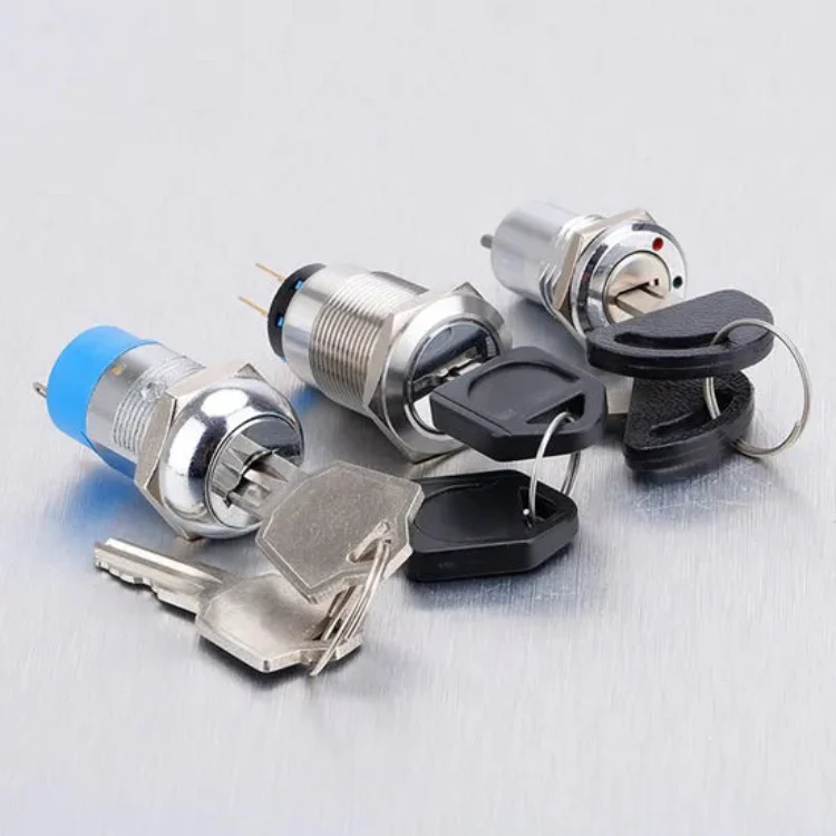 Electronic 2Pin Key Switch ON/OFF Metal Lock - Image 2