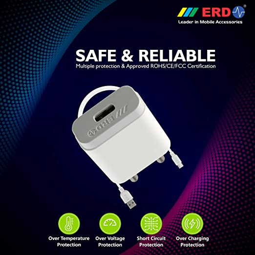 ERD: TC-21 5V 2A USB Adapter With Micro USB Cable - Image 2