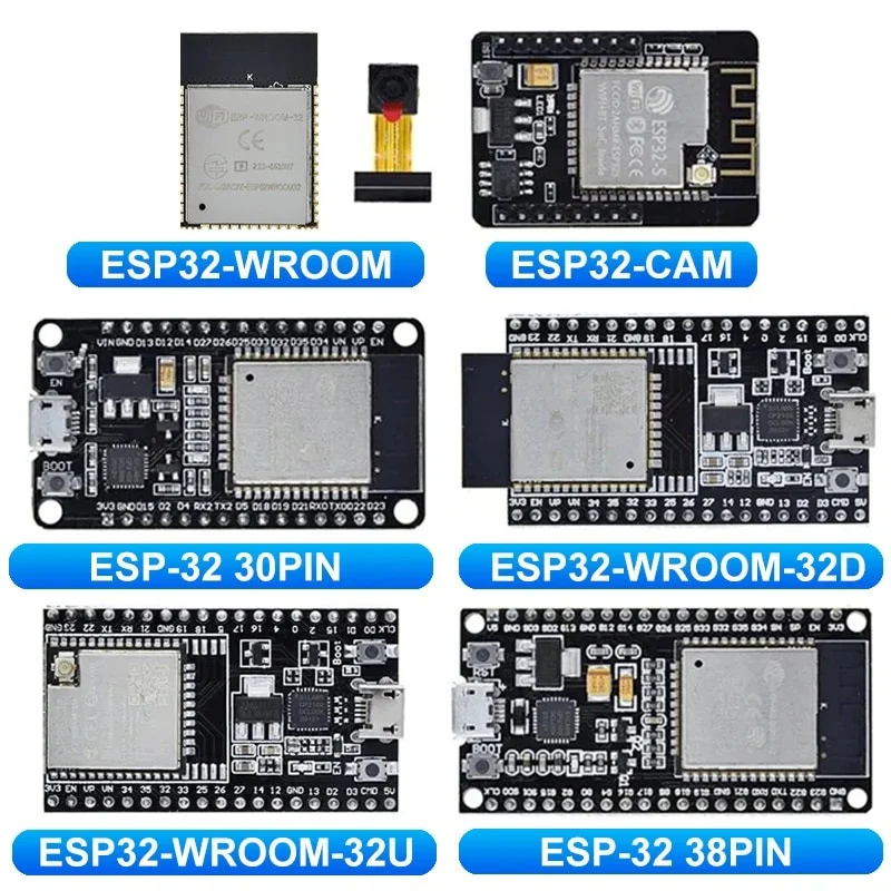 ESP32 WROOM WiFi BLE Bluetooth IOT Node MCU Board - Image 2