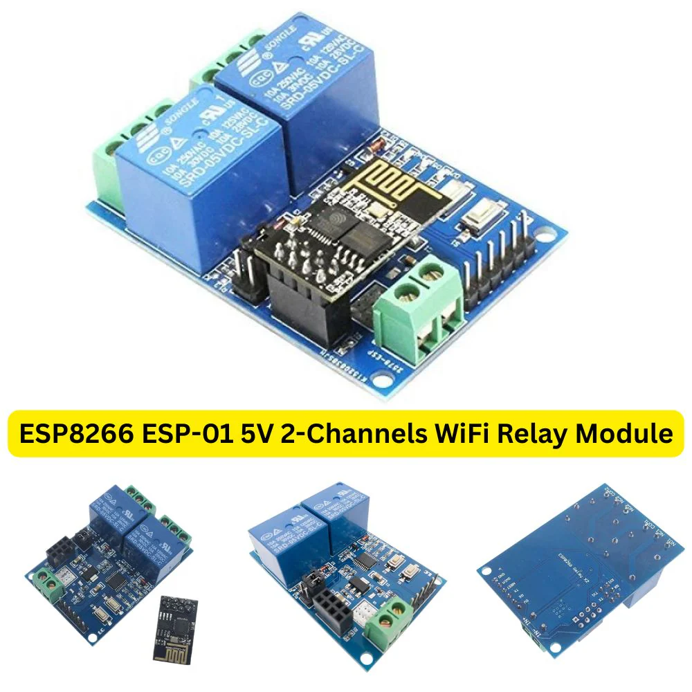 ESP8266 ESP-01 5V WiFi Relay Module - Image 3