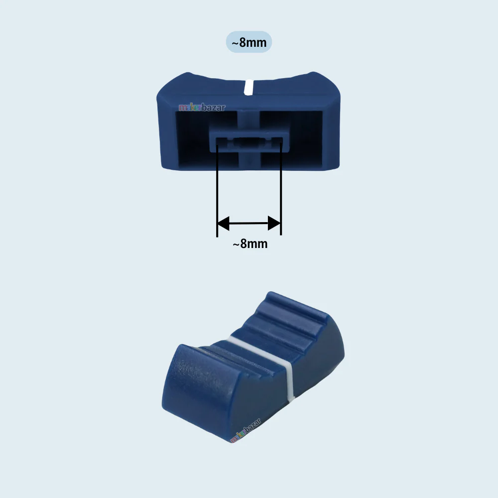 Fader Knob Touch Sensitive Slider Ribbed Mixer Potentiometer Cap - Image 31