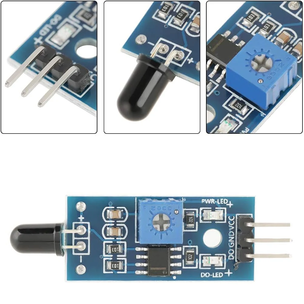 Flame Sensor Infrared Receiver Ignition Source Detection Module - Image 3