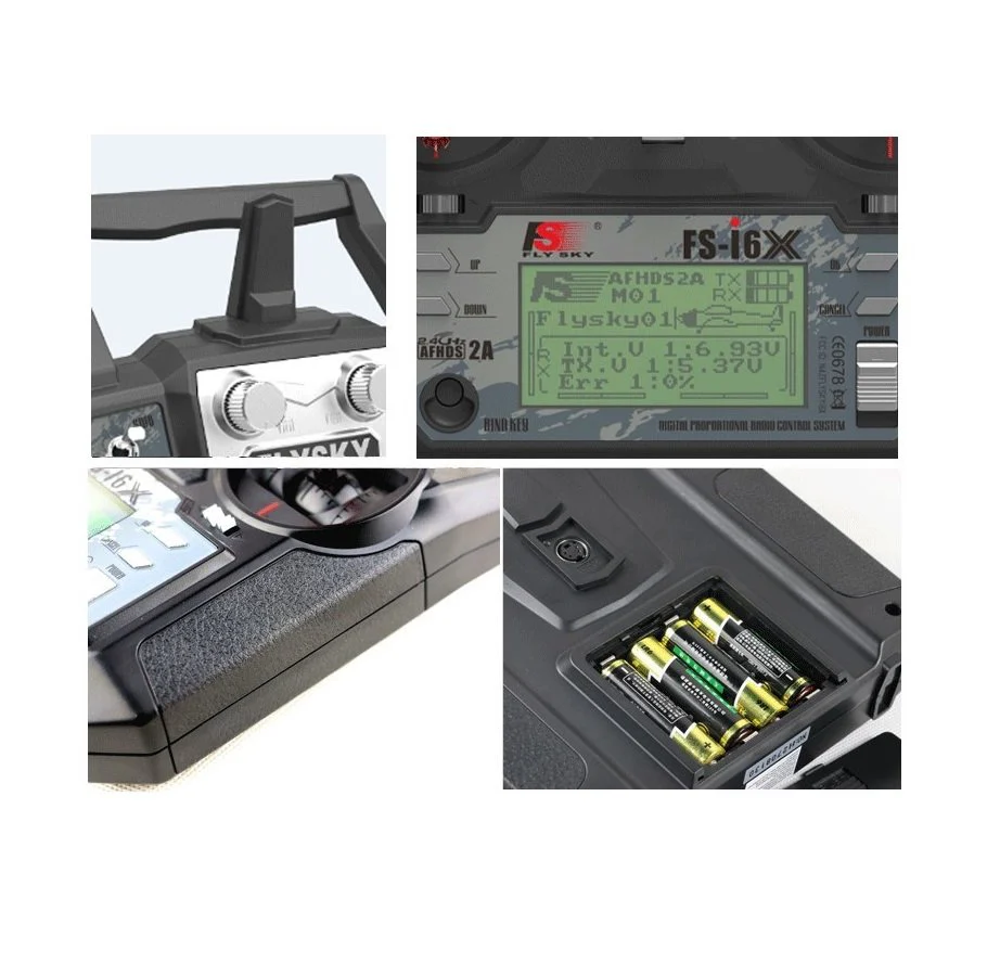 Flysky FS-i6X 2.4GHz 6CH AFHDS 2A RC Transmitter With FS-iA10B 2.4GHz 10CH Receiver - Image 3