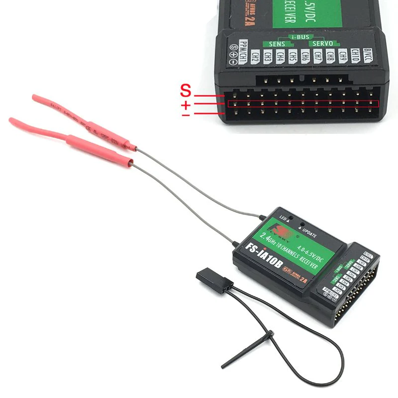 Flysky FS-i6X 2.4GHz 6CH AFHDS 2A RC Transmitter With FS-iA10B 2.4GHz 10CH Receiver - Image 5