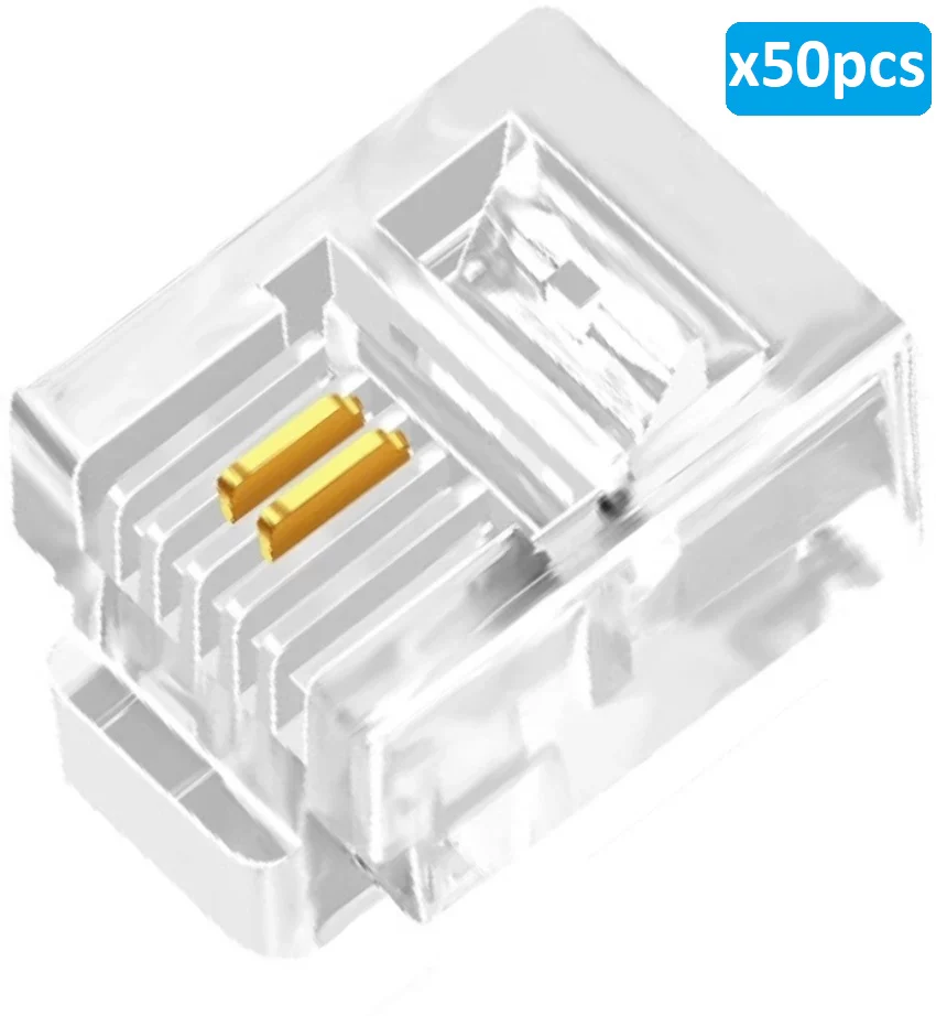 RJ11 Connector 6P2C Male Telephone Plug - Image 4