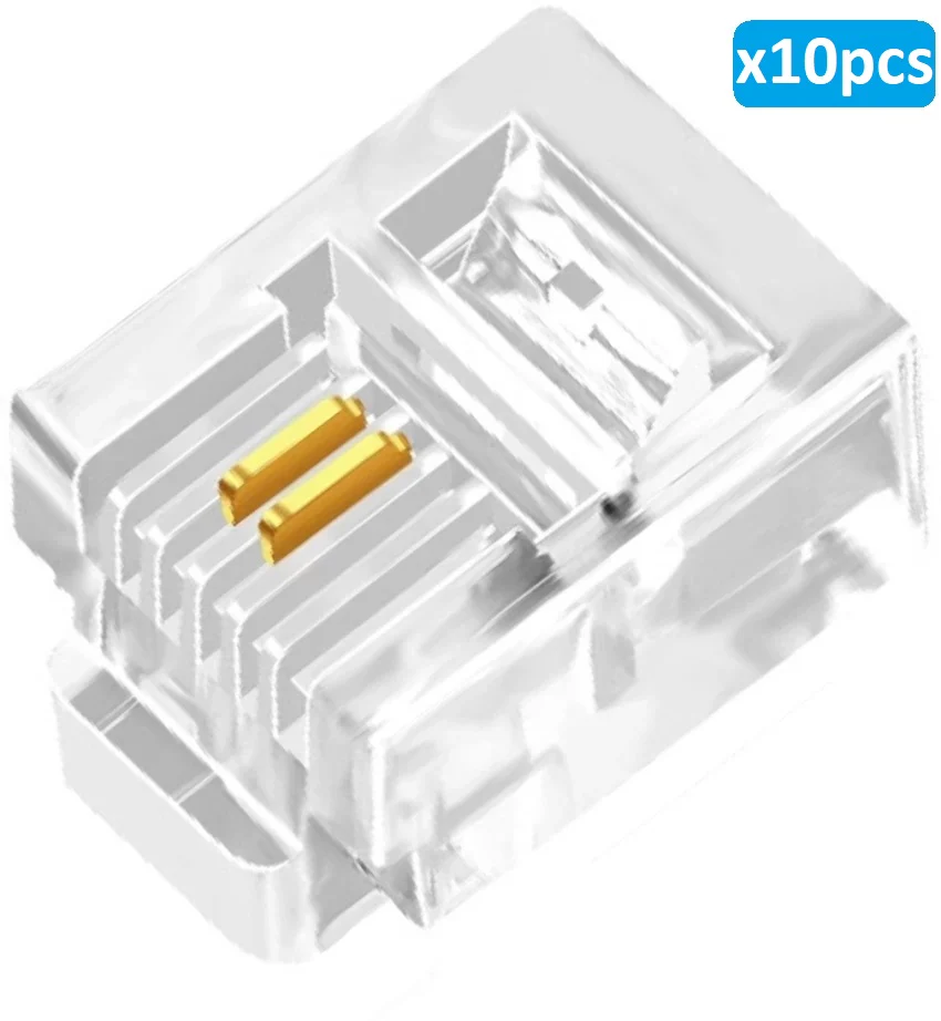 RJ11 Connector 6P2C Male Telephone Plug - Image 9