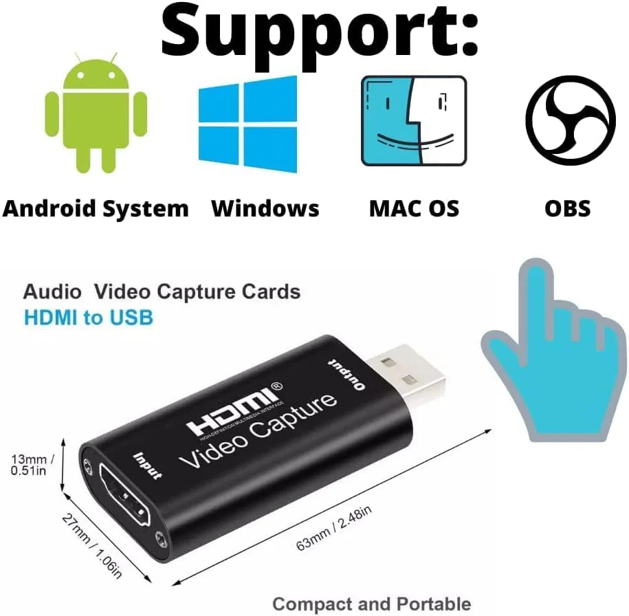 HDMI Video Capture/Audio Video Capture Cards – HDMI to USB 2.0 - Image 3