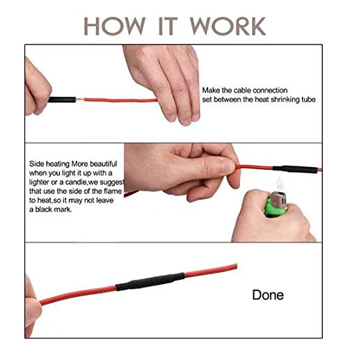 Green Heat Shrink Sleeve Tube For Wire Protection - Image 4