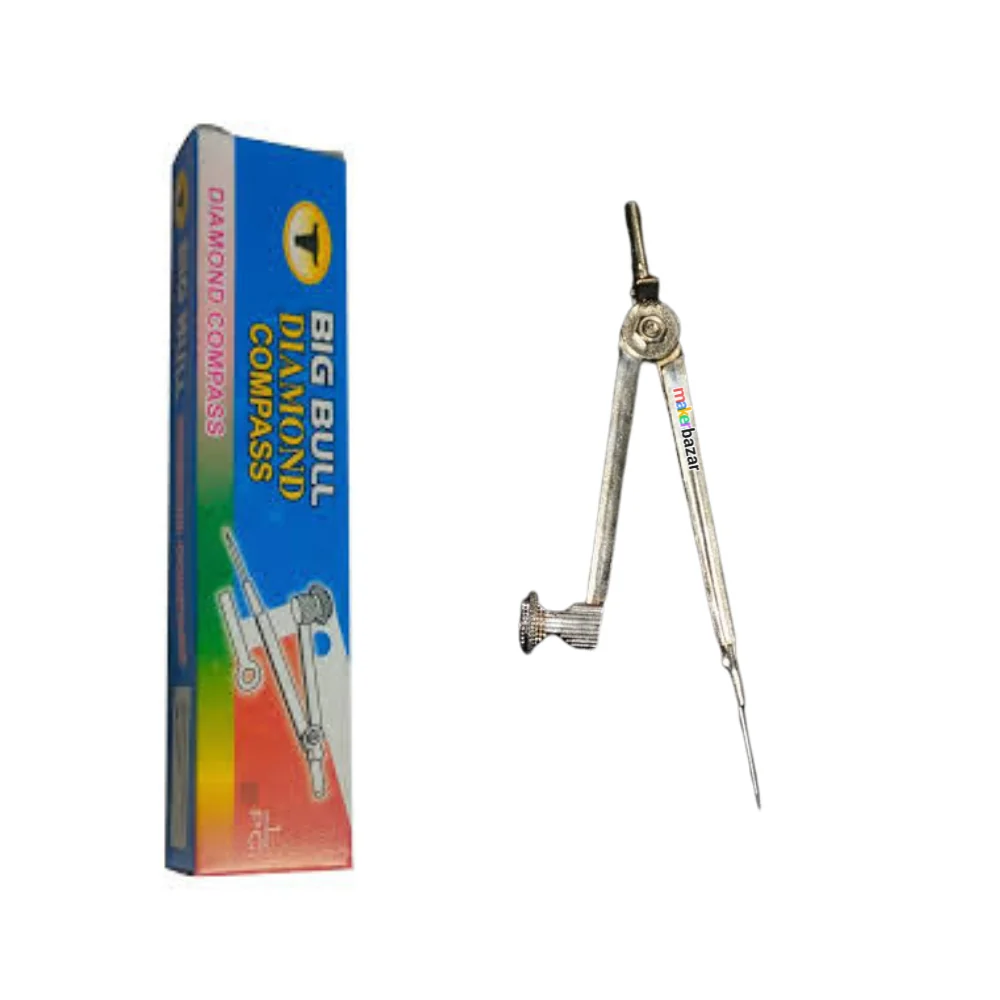 Metal Geometry Diamond Compass for Precision Drawing - Image 2