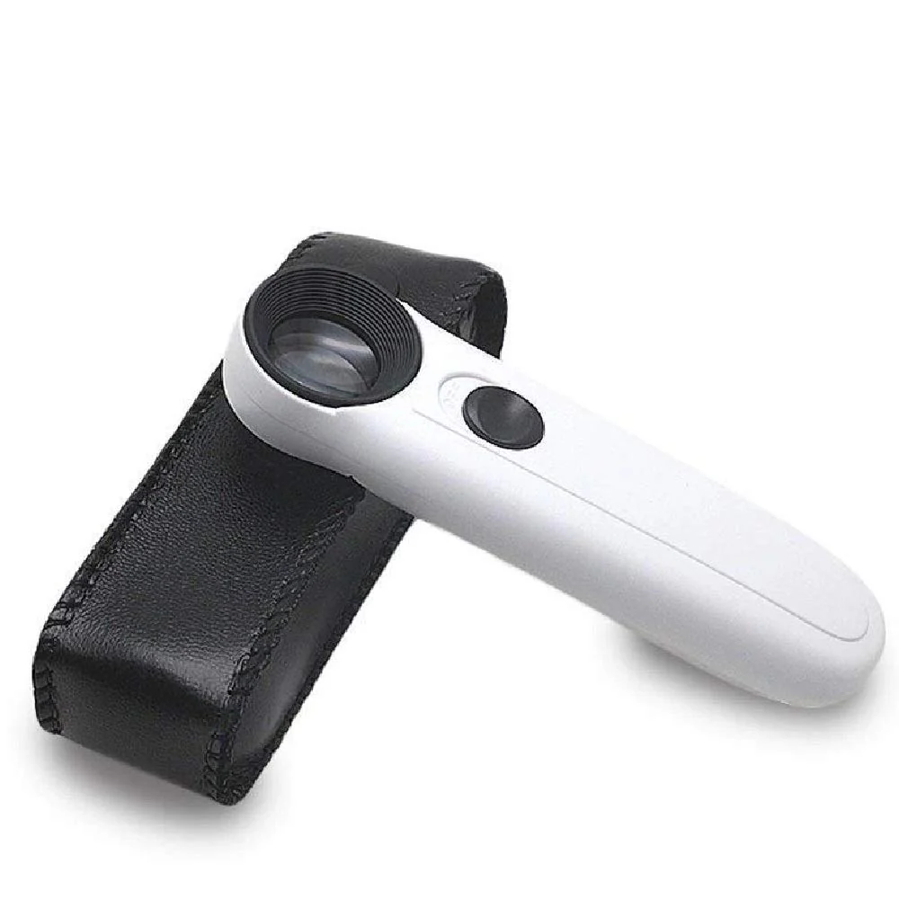High Power 40x 2040 Lighted Magnifying Glass Hand Held Magnifier for Close Inspection of PCB. - Image 10