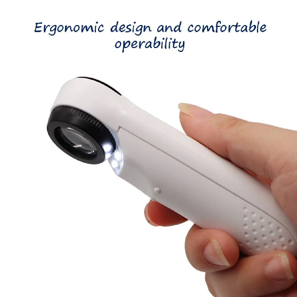 High Power 40x 2040 Lighted Magnifying Glass Hand Held Magnifier for Close Inspection of PCB. - Image 9