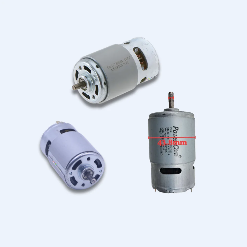 High-Torque Drill Motor with Ball Bearings