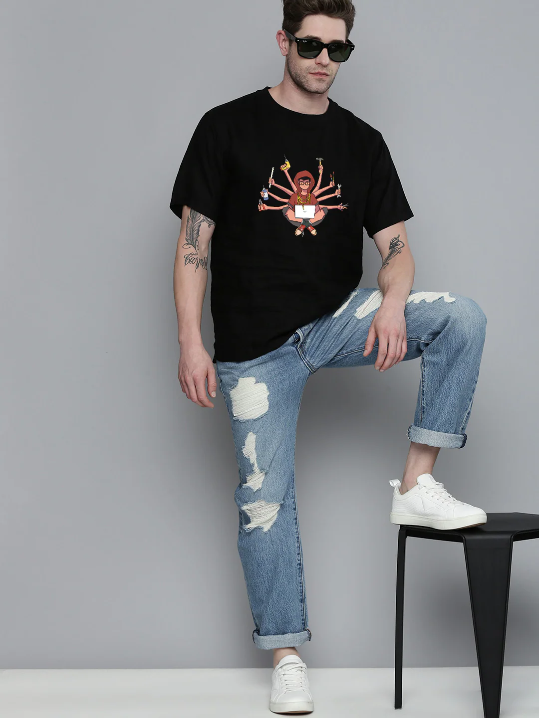 Jack Of All Trades Half Sleeve T-shirt - Image 4