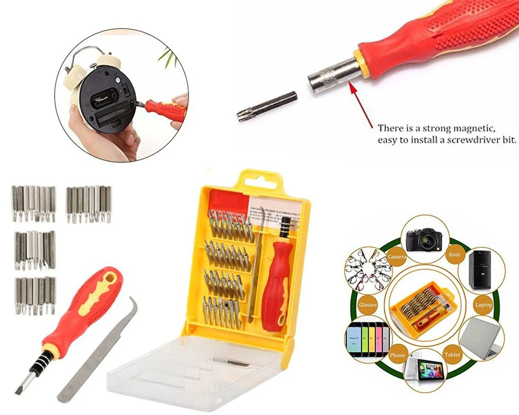 [MBPSK-1] 32 In 1 Interchangeable Precise Screwdriver Tool Set with Magnetic Holder - Image 3