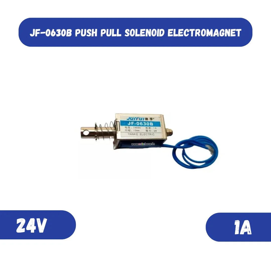 JF-0630B DC 10mm 6N Push Pull Solenoid Electromagnet - Image 4