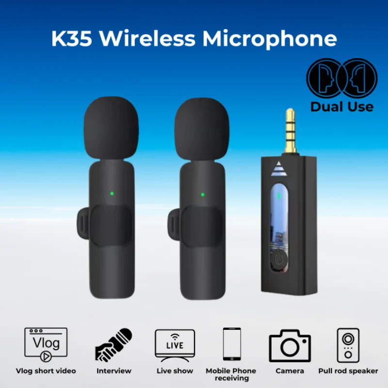 K-Series Wireless Collar Microphone for Iphone/Android - Image 7
