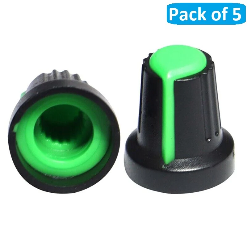 Knob-205 Plastic Potentiometer Knob 6mm With Buffer - Image 19