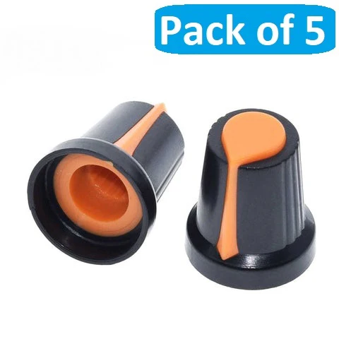 Knob-205 Plastic Potentiometer Knob 6mm With Buffer - Image 21