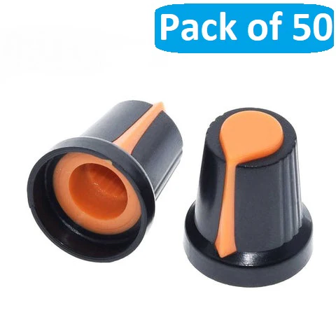 Knob-205 Plastic Potentiometer Knob 6mm With Buffer - Image 22