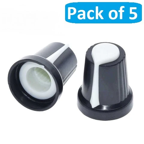 Knob-205 Plastic Potentiometer Knob 6mm With Buffer - Image 23