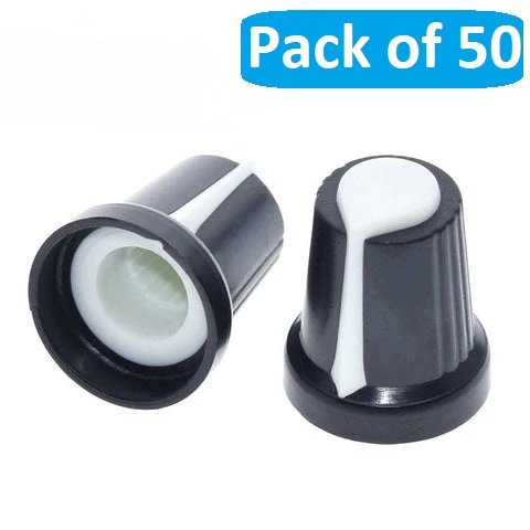 Knob-205 Plastic Potentiometer Knob 6mm With Buffer - Image 24
