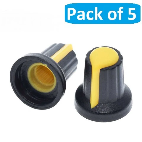 Knob-205 Plastic Potentiometer Knob 6mm With Buffer - Image 25