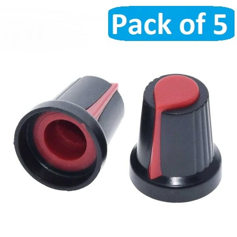 Knob-205 Plastic Potentiometer Knob 6mm With Buffer - Image 27