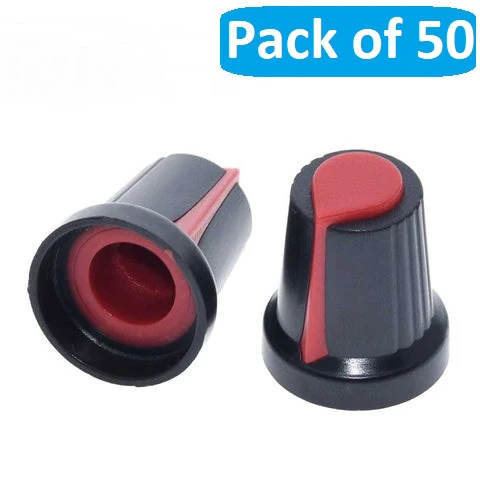 Knob-205 Plastic Potentiometer Knob 6mm With Buffer - Image 28