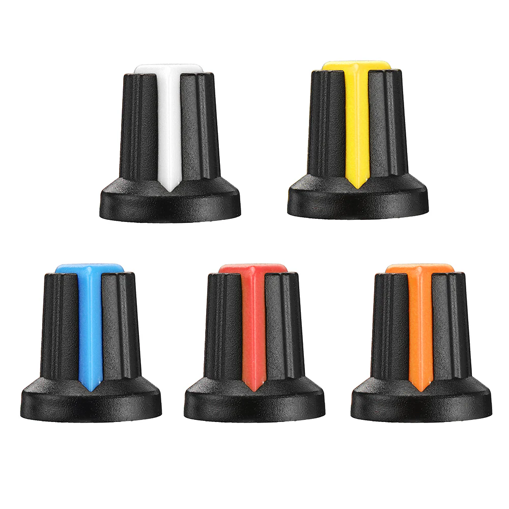 Knob-205 Plastic Potentiometer Knob 6mm With Buffer - Image 4