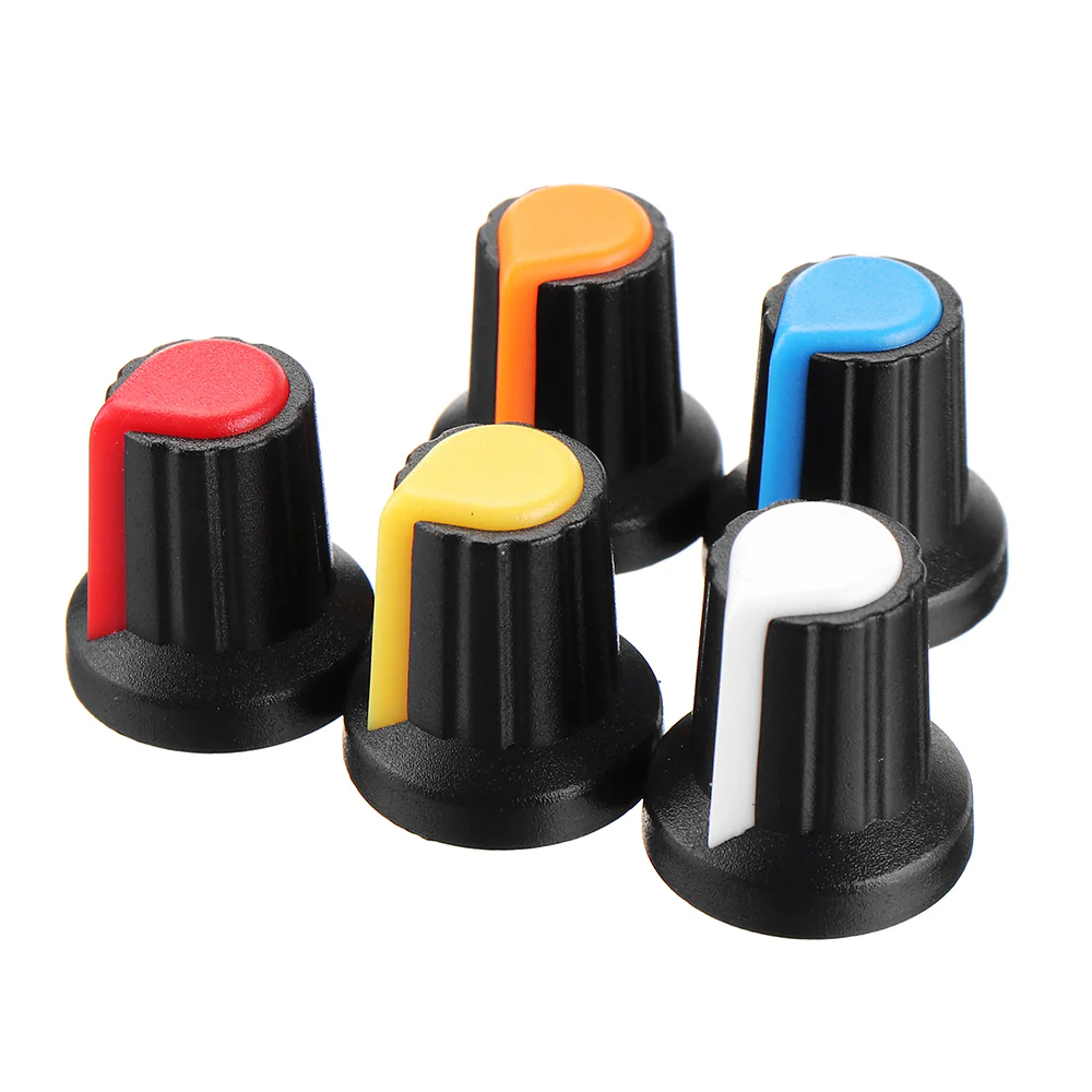 Knob-205 Plastic Potentiometer Knob 6mm With Buffer - Image 5
