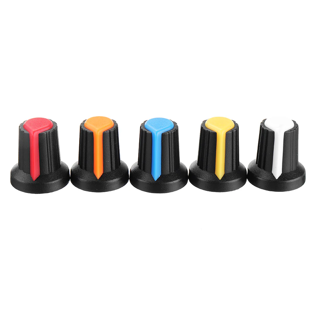 Knob-205 Plastic Potentiometer Knob 6mm With Buffer - Image 6