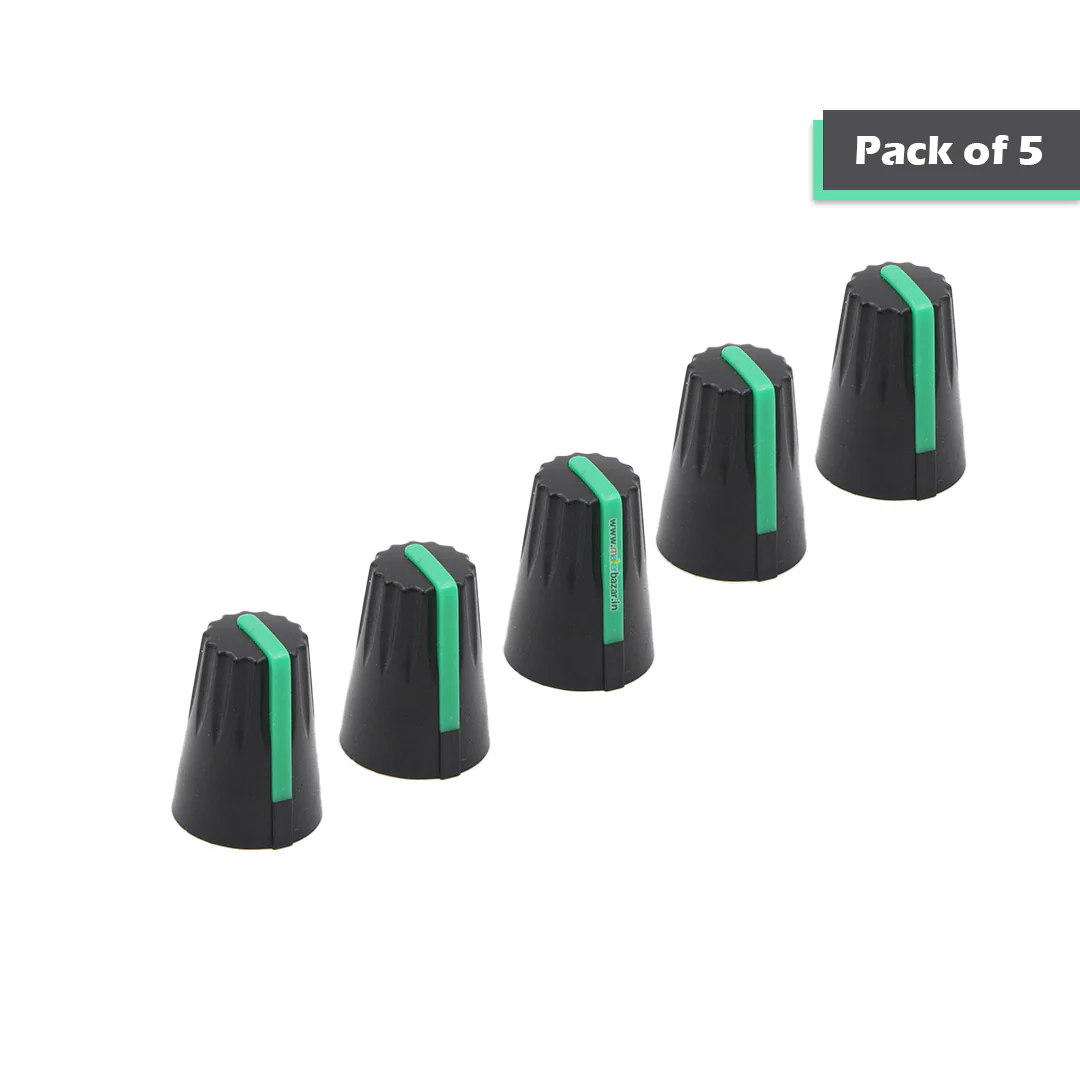 Knob-206 Plastic Potentiometer Knob 6mm With Buffer - Image 14