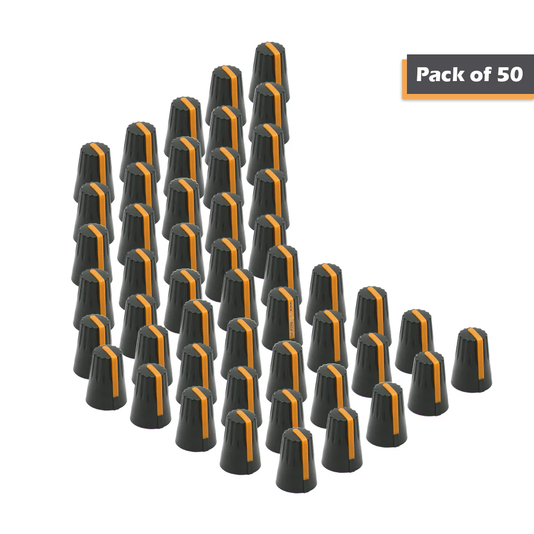 Knob-206 Plastic Potentiometer Knob 6mm With Buffer - Image 19