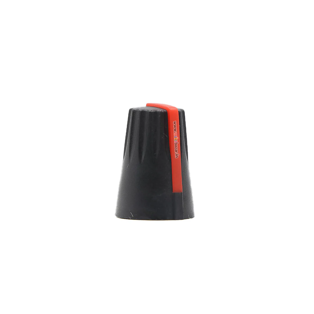 Knob-206 Plastic Potentiometer Knob 6mm With Buffer - Image 4