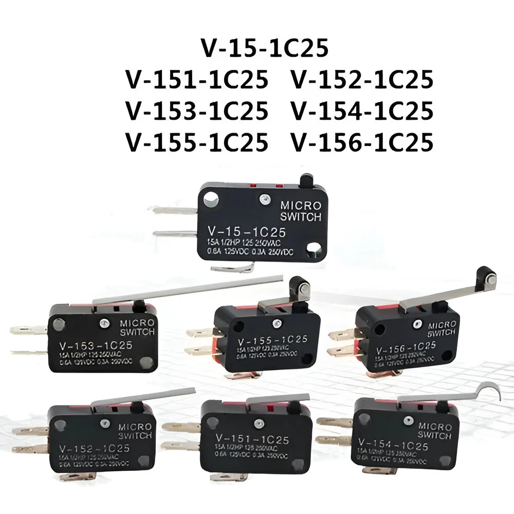 KW7 SPDT Micro Limit Switch 16A - Image 6