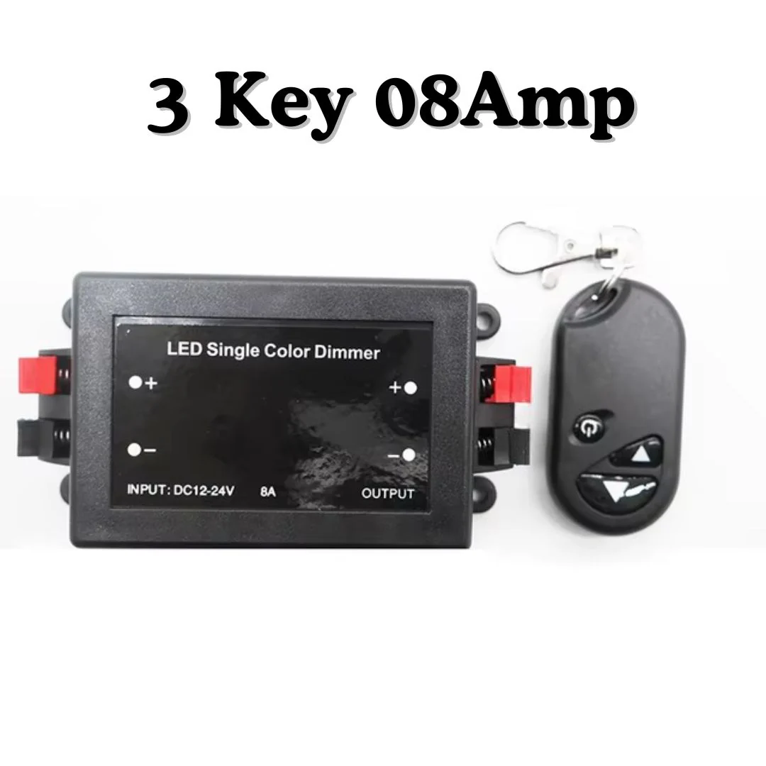 DC12-24V Single-Color LED Dimmer With RF Wireless Remote Control - Image 3